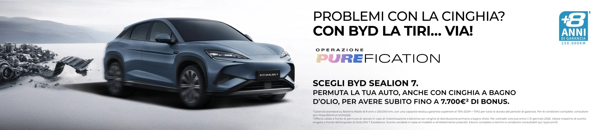 Offerte Operazione PUREFICATION ag亚洲集团 Sealion 7: Fino a 7.700€ di bonus*